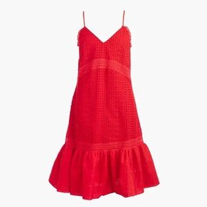 J. Crew Red Dress